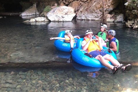 Belize City: Cave Tubing & Zipline Adventure Tour Tour with pickup from Belize City Hotels
