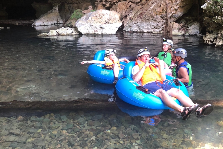 Belize City: Cave Tubing & Zipline Adventure Tour Tour with pickup from Water Taxi Terminal