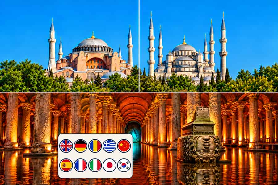 Hagia Sophia & Blaue Moschee + optionale Basilika-Zisterne. Foto: GetYourGuide