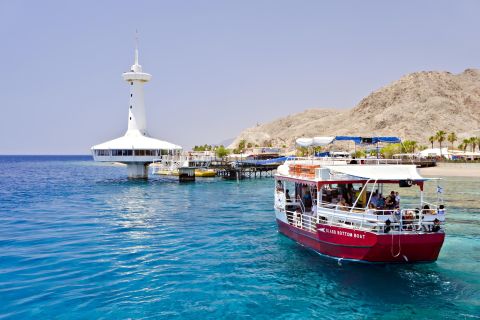 Eilat: tour in barca con fondo di vetro di 2 ore