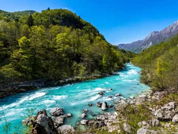 Da Lubiana: Tour guidato di un giorno a Soča e Kranjska Gora