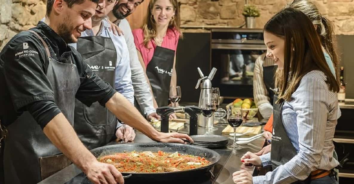 Barcelona: Chef-Led Paella Cooking Workshop with Lunch