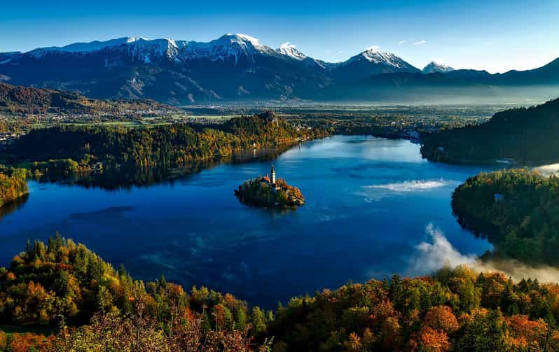 Ljubljana Bled Kranjska Gora Peričnik Wasserfall Tagesausflug