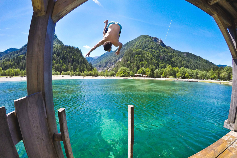 Ljubljana: excursão de um dia à cachoeira de Bled, Kranjska Gora e Peričnik