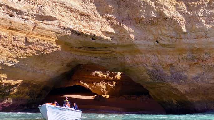 from portimão benagil boat tour with local guide
