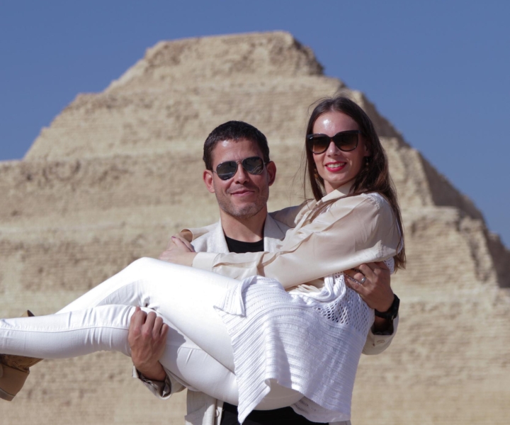 Da Sharm: tour guidato di 2 giorni del Cairo con voli