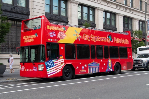 Philadelphia: Open-Top Nighttime Bus Tour