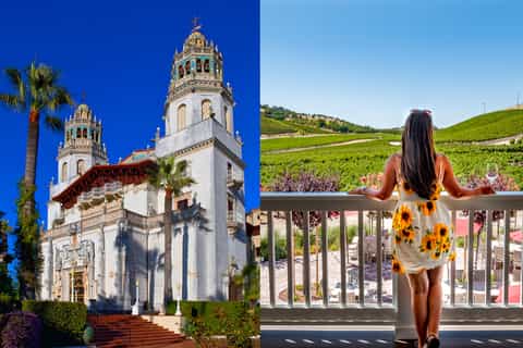 small group wine and hearst castle tour
