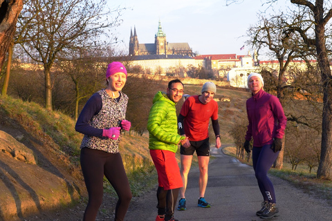 Sightseeing i Prag: 1,5-timmes kompakt löptur