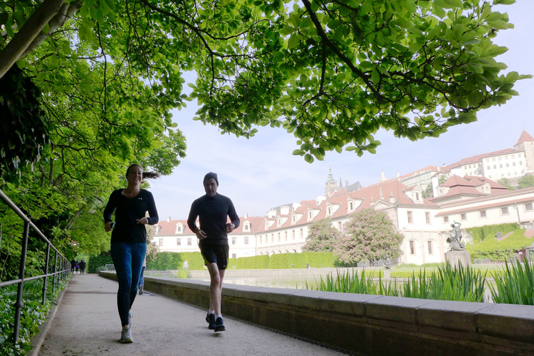 Sightseeing i Prag: 1,5-timmes kompakt löptur