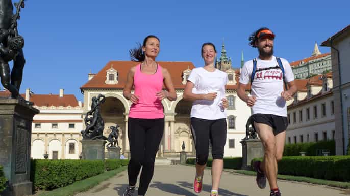 prague 1hour sight running tour