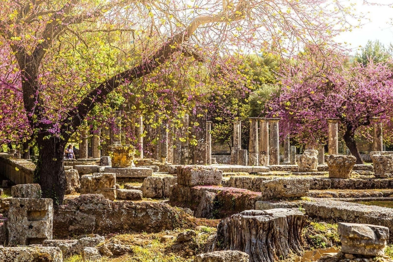 Z Aten: całodniowa prywatna wycieczka w obie strony do starożytnej OlimpiiOdbiór z lotniska