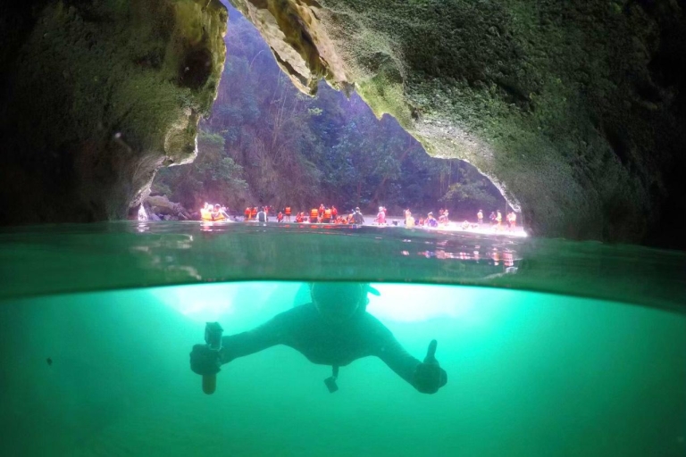 Koh Ngai: jaskinia szmaragdowa, Kradan, prywatna łódź typu longtail Chueak