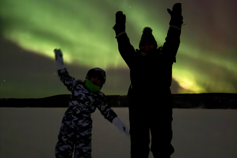 Kiruna: Small-Group Northern Lights Chase with Fire Dinner Private Northern Lights Chase with Fire Dinner & Photos