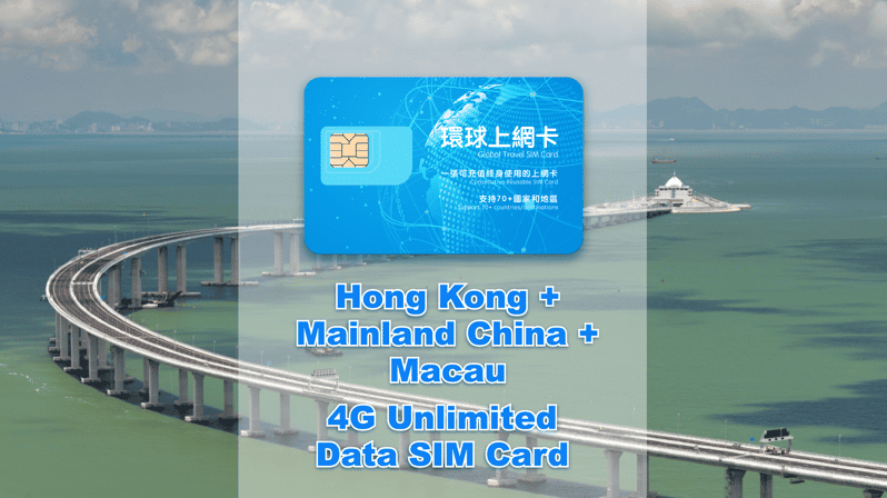Hong Kong: 30-Day Hk, China & Macau Data Sim (Google Ok) | Getyourguide
