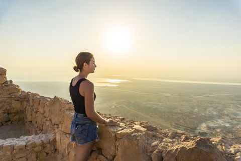 Masada all'alba, Ein Gedi e Mar Morto: tour da Tel Aviv