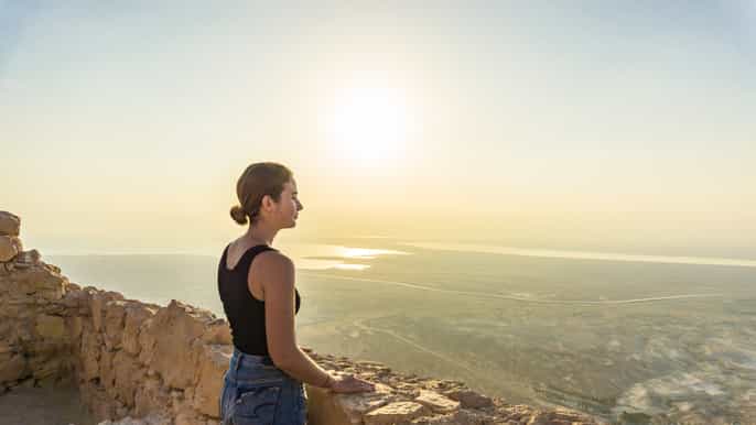 from tel aviv masada sunrise ein gedi dead sea hike