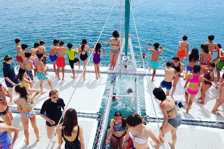 Dénia & Jávea: Portixol Catamaran Zeilen Excursie met BBQDénia: rondvaart van 5 uur met lunch en gereserveerde netto zitplaatsen