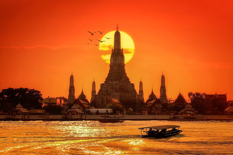 Grand Palace, Wat Pho, and Wat Arun: Guided Tour in Spanish Private Tour: Hotel Pickup and Drop-Off