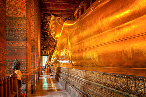 Grand Palace, Wat Pho, and Wat Arun: Guided Tour in Spanish Private Tour: Hotel Pickup and Drop-Off