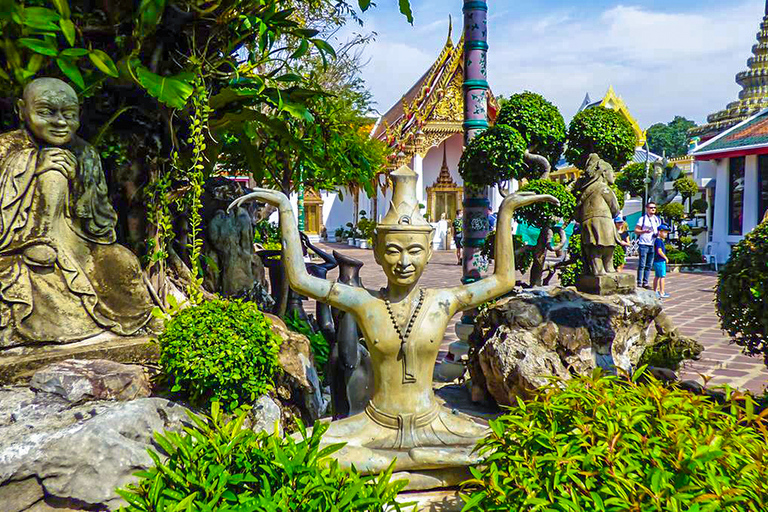 Grand Palais, Wat Pho et Wat Arun: visite guidée en espagnolVisite privée: prise en charge et retour à l'hôtel