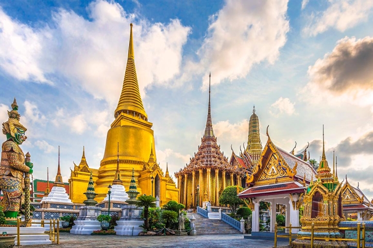Grand Palais, Wat Pho et Wat Arun: visite guidée en espagnolVisite privée: prise en charge et retour à l'hôtel