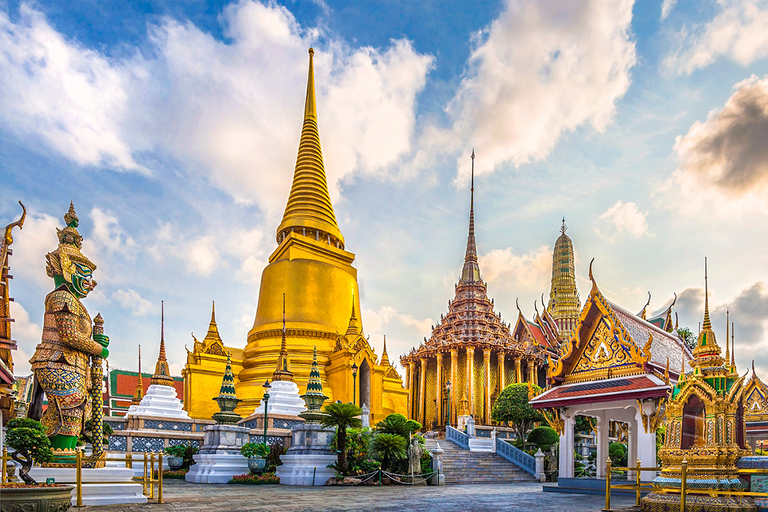 Grand Palais, Wat Pho et Wat Arun: visite guidée en espagnolVisite privée: prise en charge et retour à l'hôtel