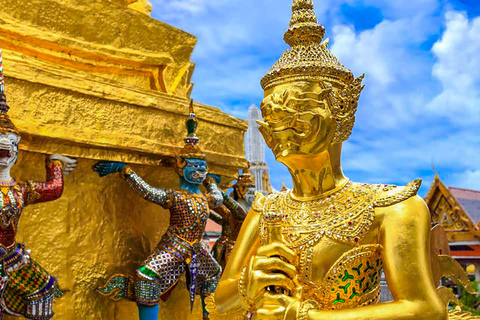 Grand Palace, Wat Pho, and Wat Arun: Guided Tour in Spanish Private Tour: Hotel Pickup and Drop-Off