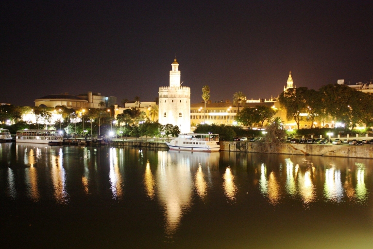 Sevilla: elektrische fietstocht van 2,5 uur in de avond