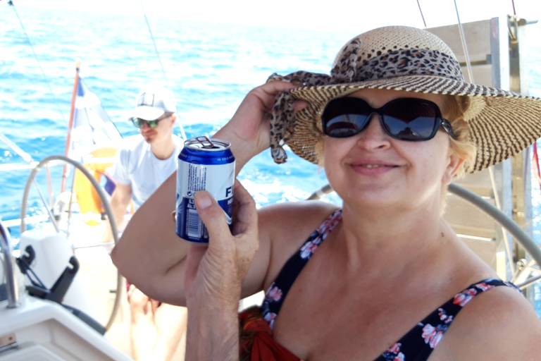 From Chania: Fully Private Sailing Cruise with Meal & Drinks