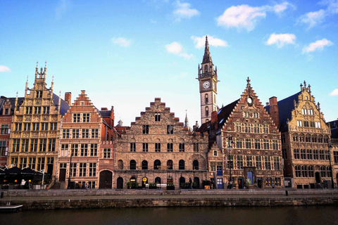 From Brussels: Full-Day Guided Tour of Ghent in Spanish