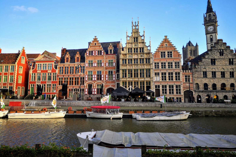 Vanuit Brussel: rondleiding van een hele dag door Gent in het Spaans