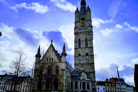 Vanuit Brussel: rondleiding van een hele dag door Gent in het Spaans