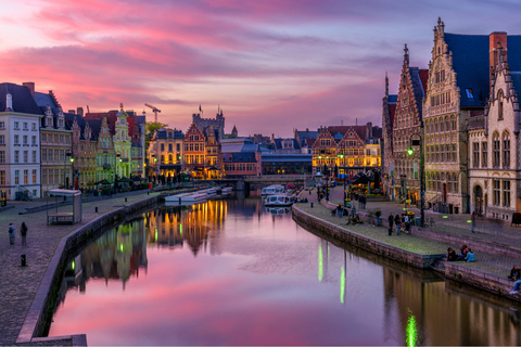 Vanuit Brussel: rondleiding van een hele dag door Gent in het Spaans