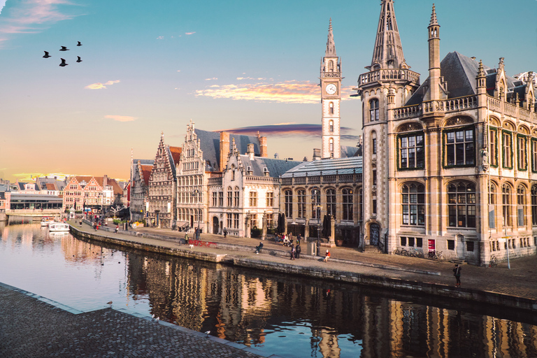 Vanuit Brussel: rondleiding van een hele dag door Gent in het Spaans