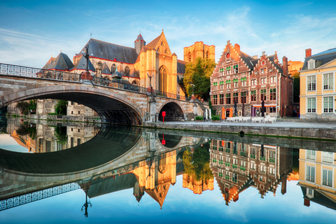 Vanuit Brussel: rondleiding van een hele dag door Gent in het Spaans