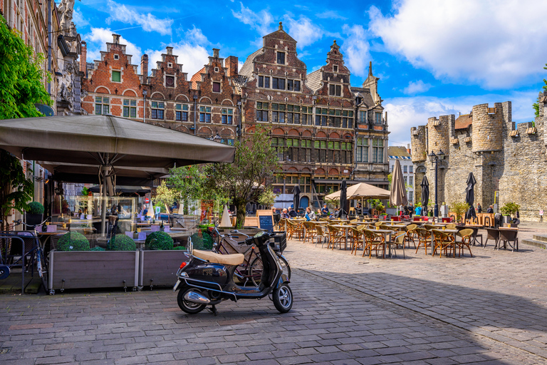 Vanuit Brussel: rondleiding van een hele dag door Gent in het Spaans