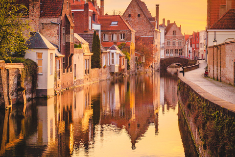 De Amsterdã: Viagem de 1 dia a Bruges em espanhol