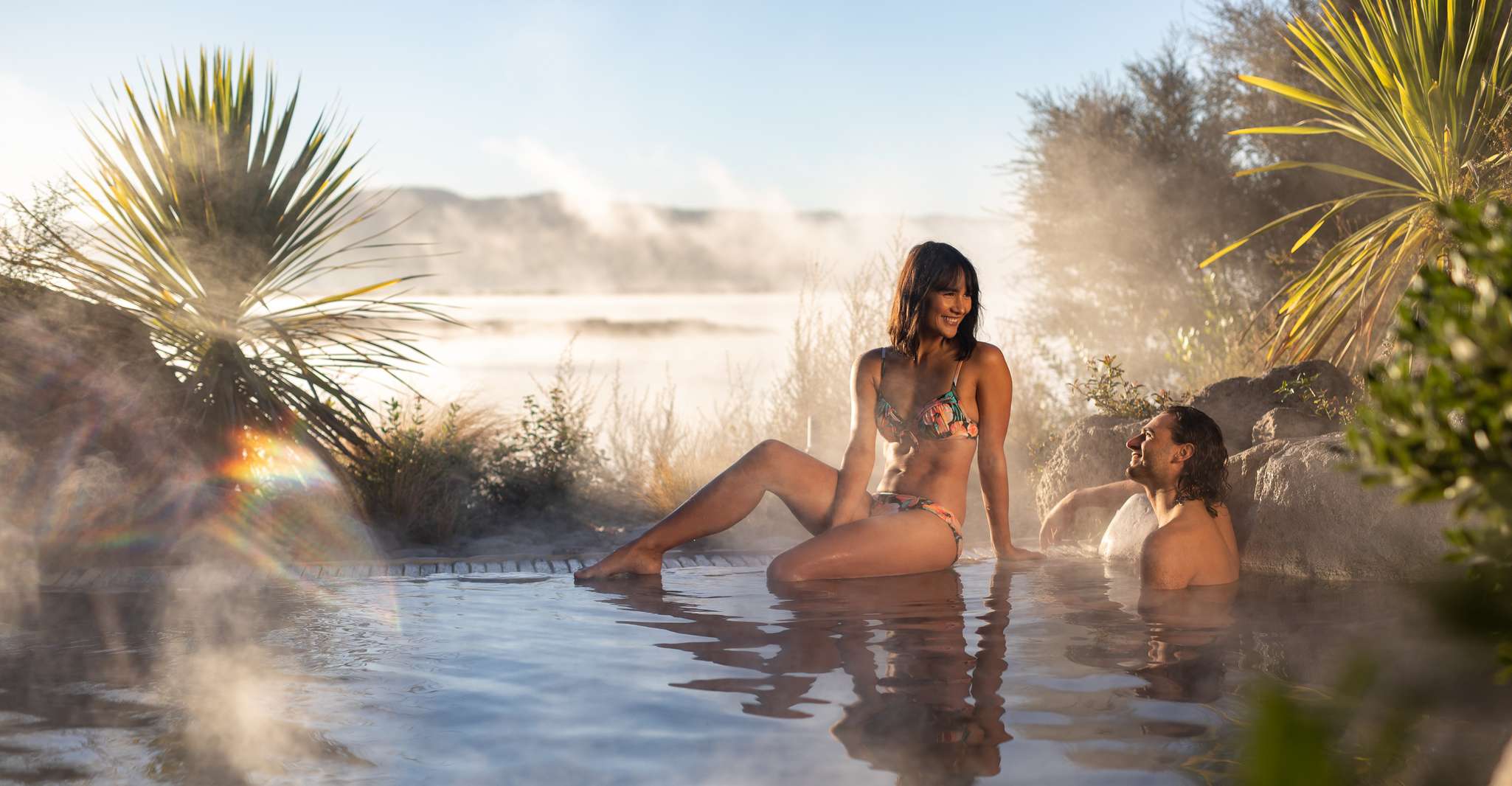 Rotorua Lake, Deluxe Lake Spa Geothermal Hot Spring Bathing - Hizvo