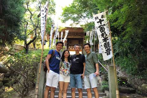 kamakura visite panoramique en vélo de 6 heures