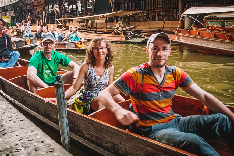 Visita del Gran Palacio, el mercado flotante de Damnoen y el mercado de MaeklongTour en grupo pequeño con punto de encuentro