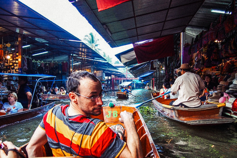 Bangkok: Großer Palast, Schwimmender Markt & Maeklong-MarktKleingruppentour mit Hoteltransfers ab Bangkok