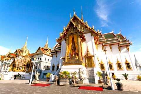 Grand Palace, Damnoen Floating Market & Maeklong Market Tour Small Group Tour with Roundtrip Bangkok Hotel Transfers