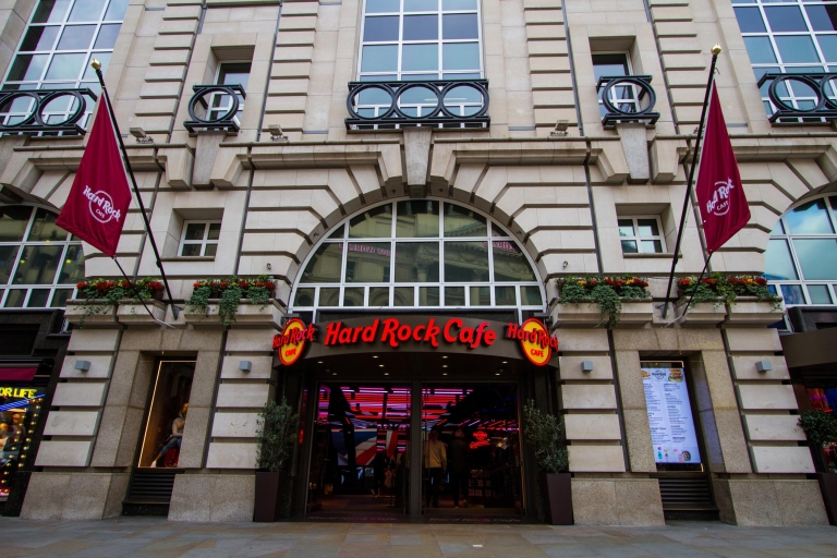 Piccadilly Circus: Hard Rock Cafe Skip-the-Line en Set MenuGouden menu