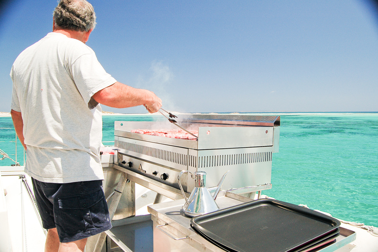 Ibiza: Katamaran-Kreuzfahrt nach Formentera mit Mahlzeit und GetränkenTour am Morgen mit Brunch