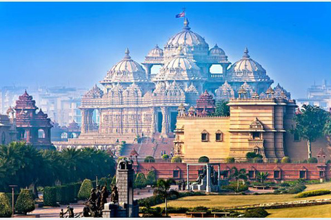 New Delhi: begeleide sightseeingtour van een hele dag