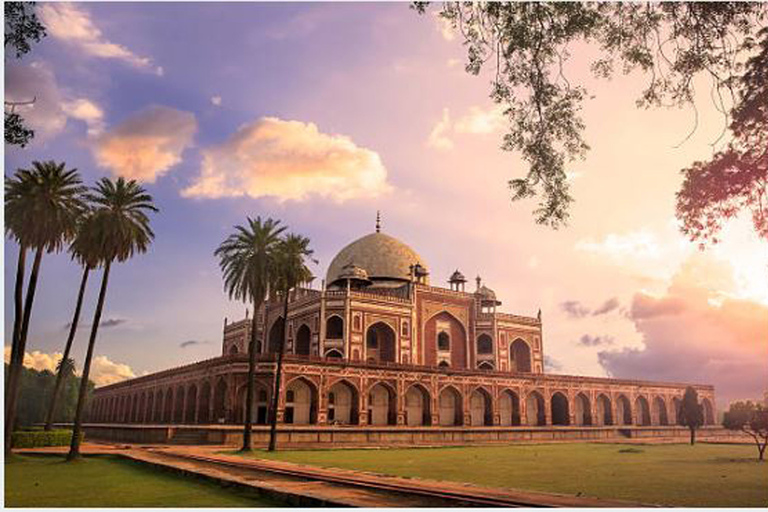 New Delhi: begeleide sightseeingtour van een hele dag