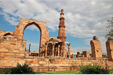 New Delhi: begeleide sightseeingtour van een hele dag