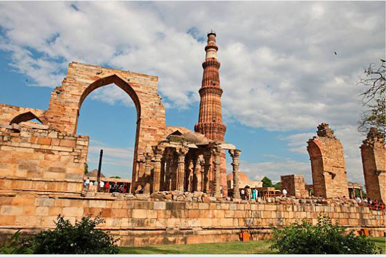 New Delhi: begeleide sightseeingtour van een hele dag