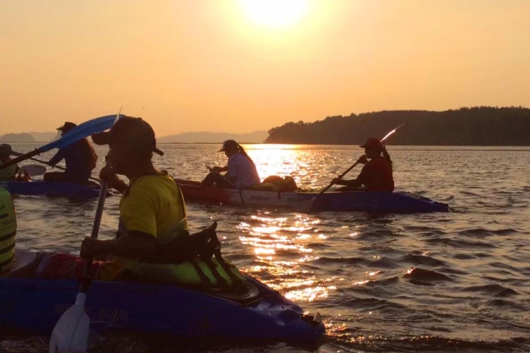 Krabi: recorrido en kayak por la puesta de sol en Ao Thalane con cena de barbacoaKrabi: tour de medio día en kayak al atardecer con cena de barbacoa